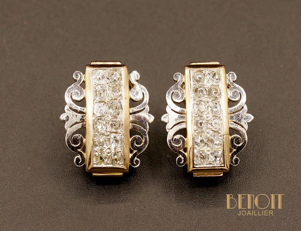 Paire de Boucles d'Oreilles 1950
