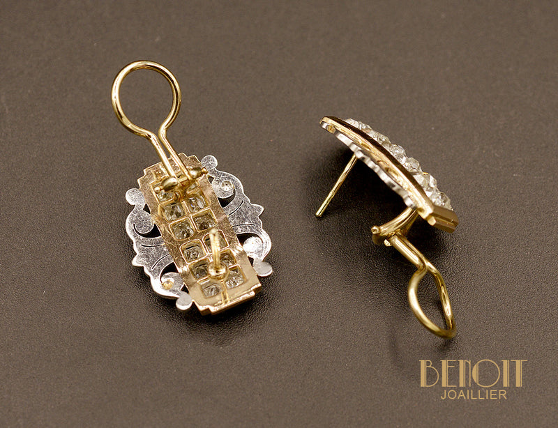 Paire de Boucles d'Oreilles 1950