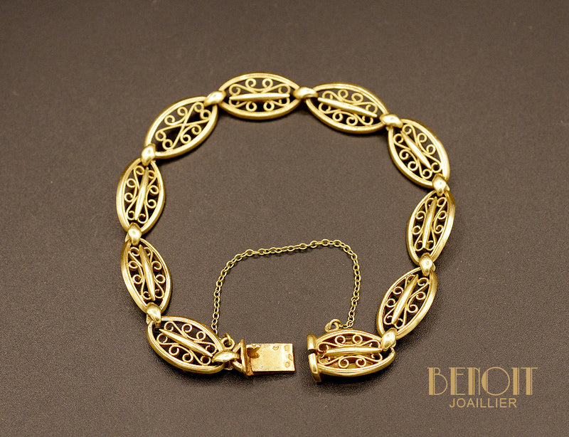 Bracelet Filigrane Début XXe Siècle