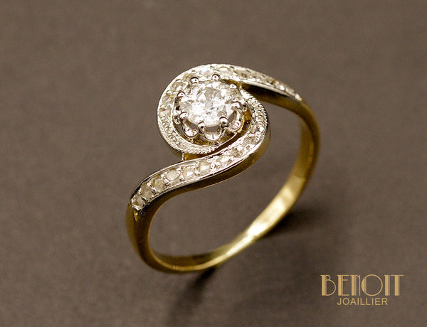 Bague Tourbillon Diamants