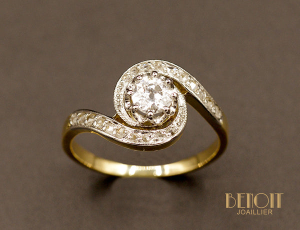 Bague Tourbillon Diamants