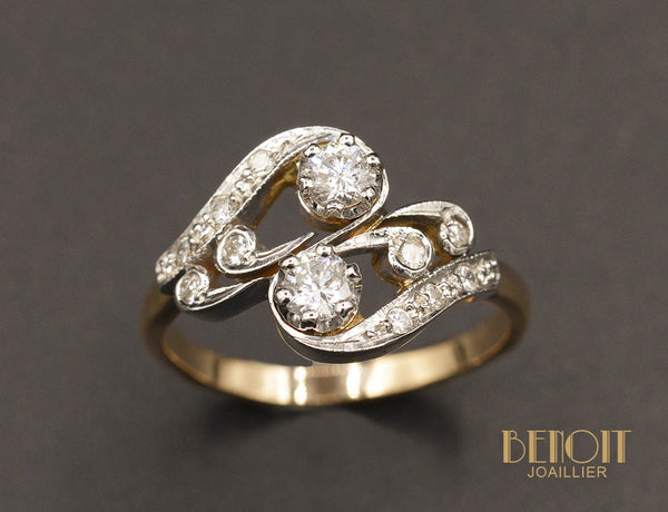 Bague Toi et Moi Diamants Belle Epoque