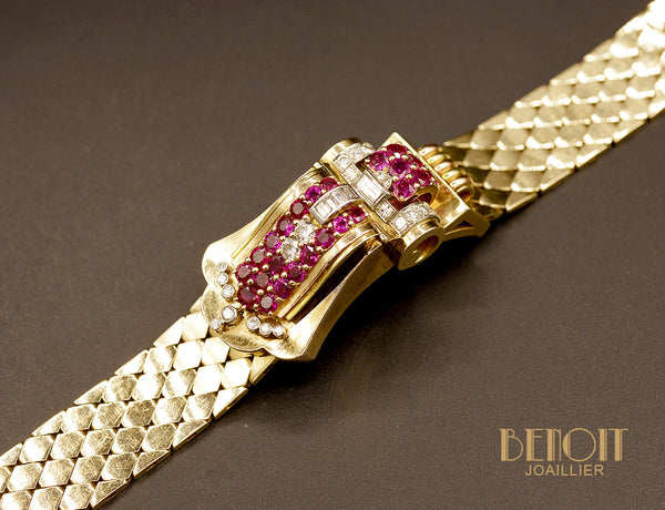 Montre Tank Art Déco Joaillerie