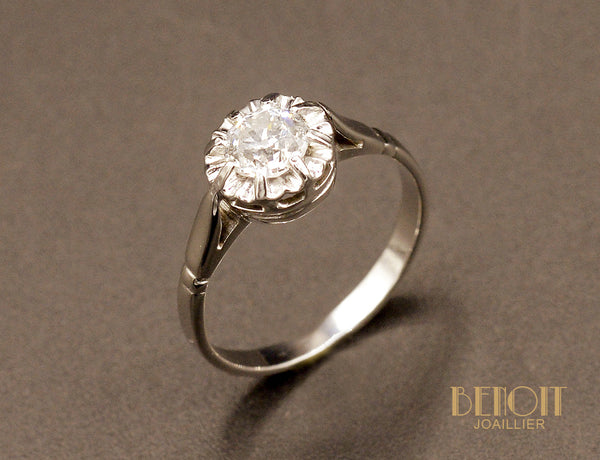 Solitaire Ancien Diamant