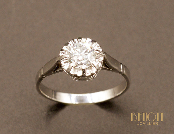 Solitaire Ancien Diamant