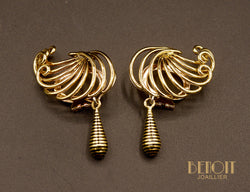 Clips d'Oreilles 1950 et Pendants émaillés
