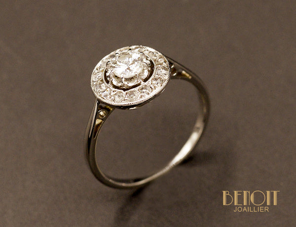 Bague Diamant Entourage Diamants