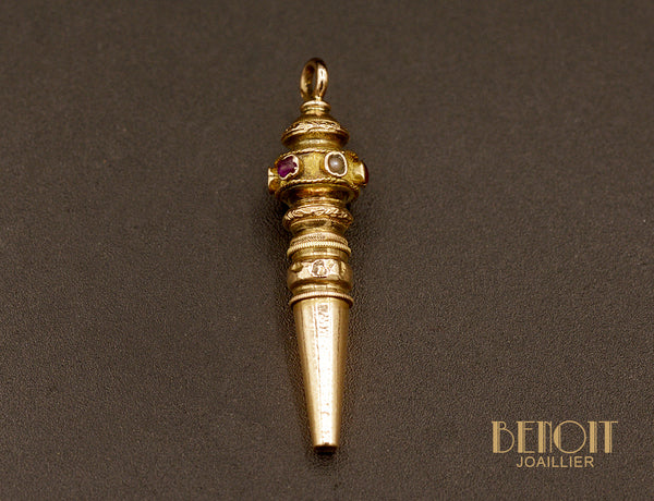 Pendentif "Les Recylés" Remontoir XIXe siècle