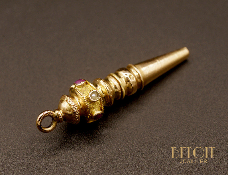 Pendentif "Les Recylés" Remontoir XIXe siècle