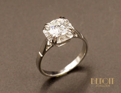 Solitaire Art Déco Diamant