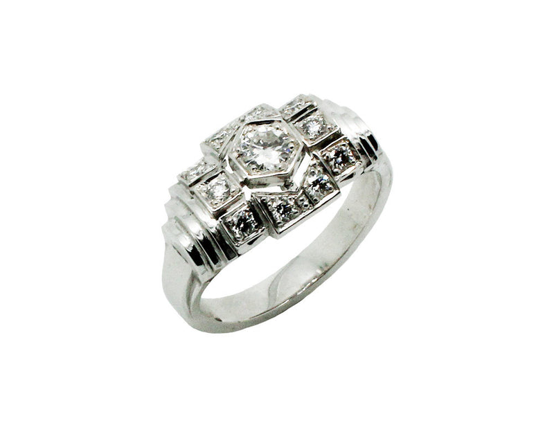 Bague Création Art Déco Benoit Joaillier