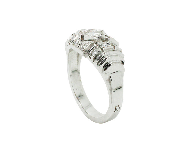 Bague Création Art Déco Benoit Joaillier