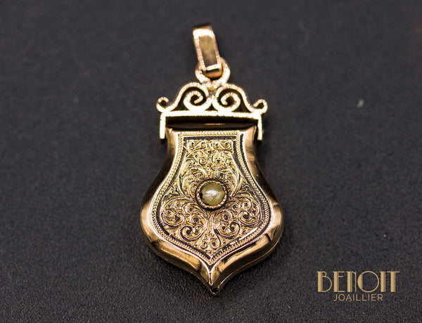 Pendentif Porte-Photo XIXe