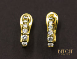 Demi Créoles Diamants