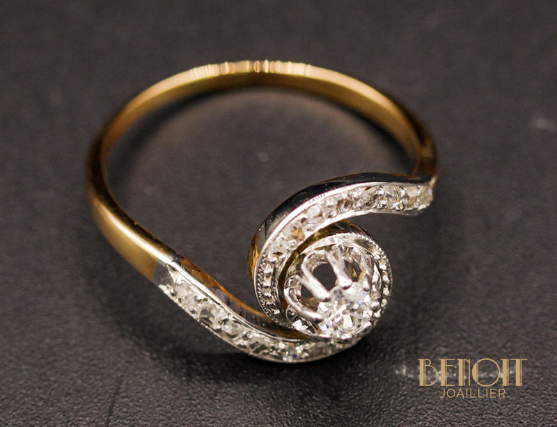 Bague Tourbillon Diamant