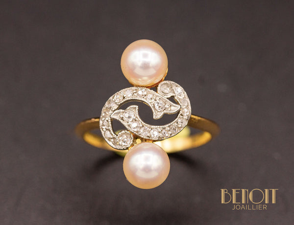Bague Vintage Perles
