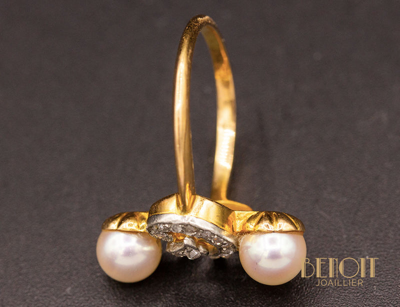 Bague Vintage Perles