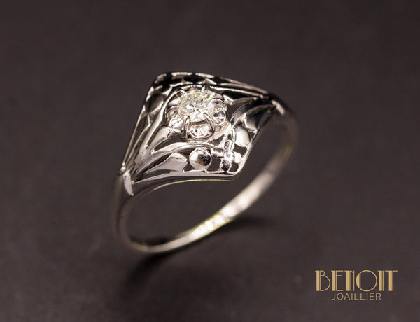 Bague Art Déco Diamant