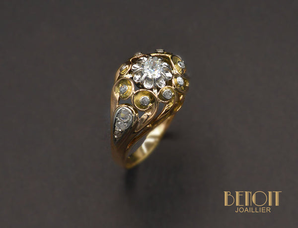 Bague Dôme 1950 Diamant