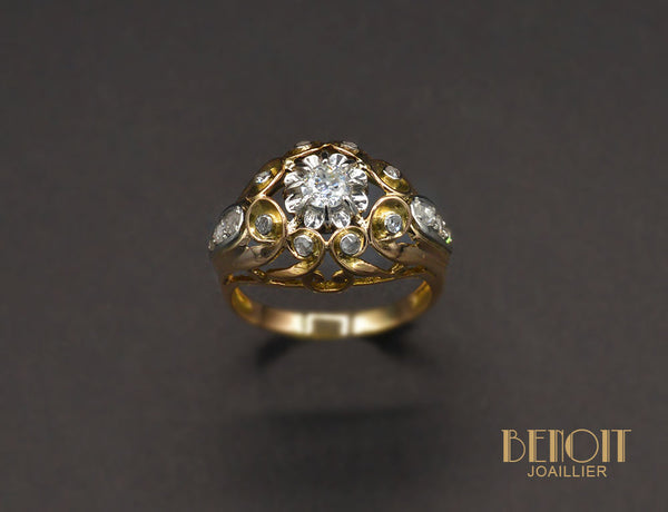 Bague Dôme 1950 Diamant