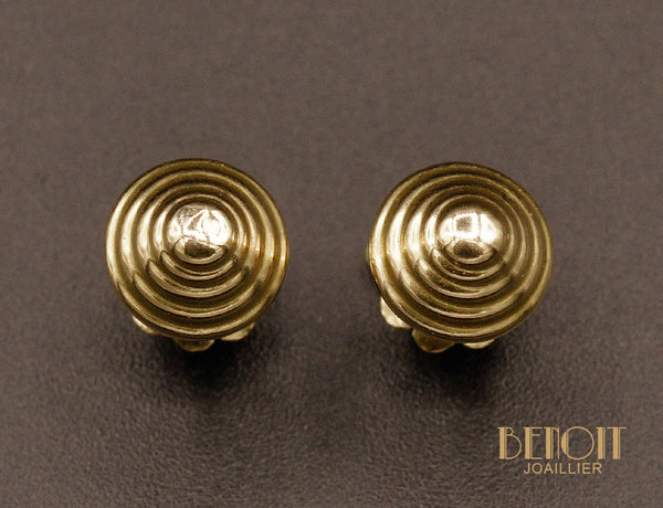 Boucles d'oreille Art Déco Modernistes