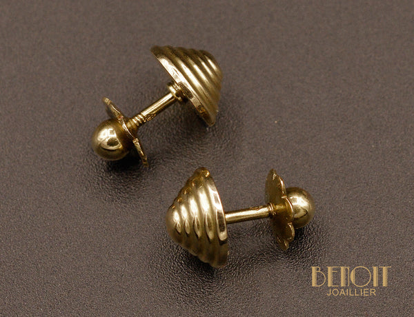 Boucles d'oreille Art Déco Modernistes