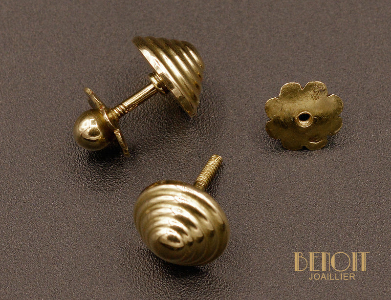 Boucles d'oreille Art Déco Modernistes