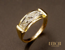 Bague Jarretière Diamants