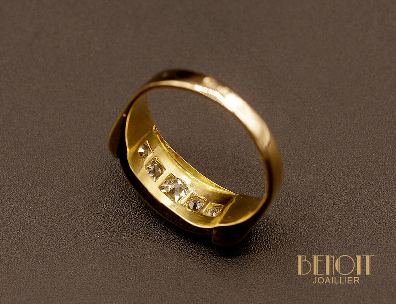 Bague Jarretière Diamants