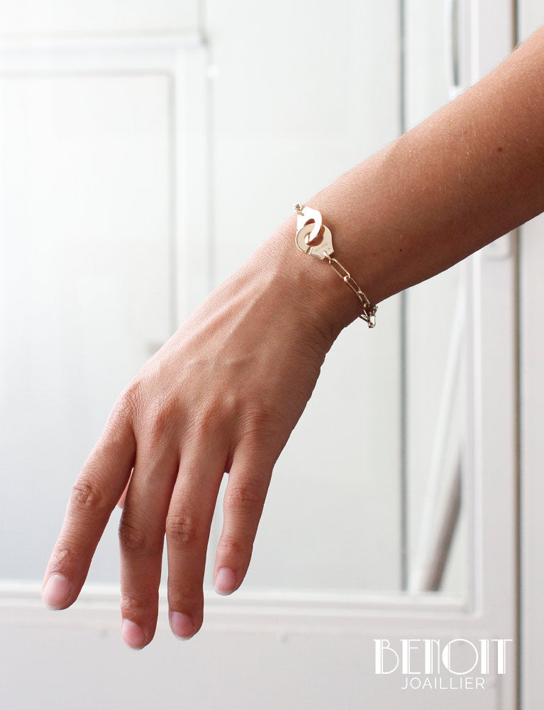 Bracelet "Menottes" Dinh Van R15 Or Jaune
