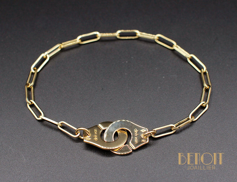Bracelet "Menottes" Dinh Van R15 Or Jaune