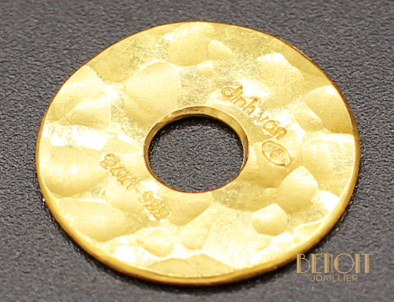 Pendentif "Pi Chinois" Dinh Van Or 24K