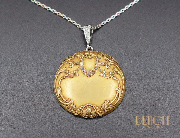 Pendentif "Les Récyclés" Dos de Montre à Gousset