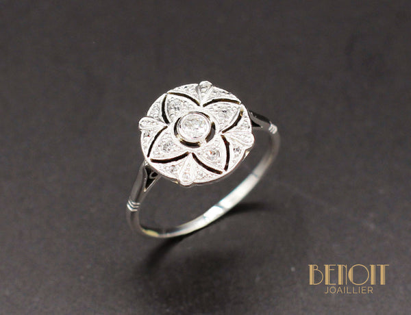 Bague Art Déco Diamants