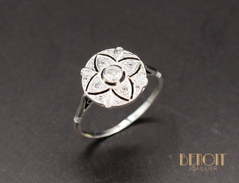 Bague Art Déco Diamants