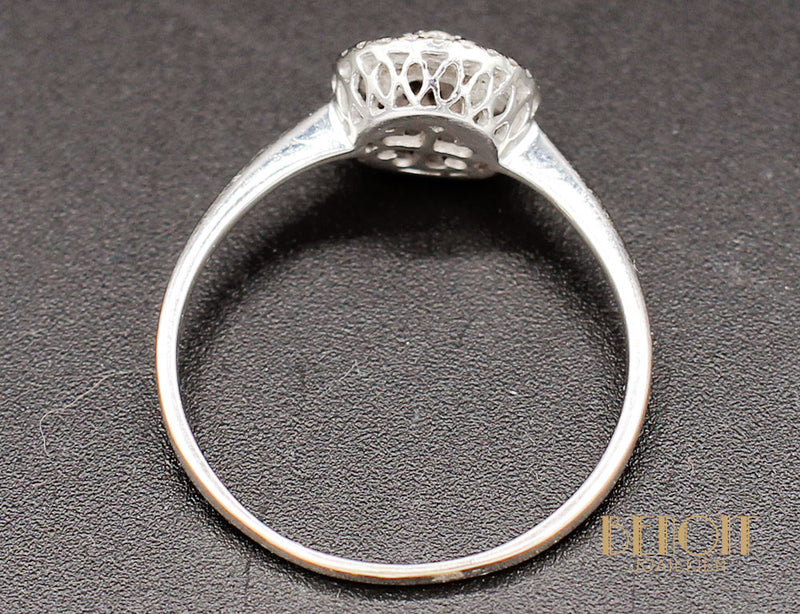 Bague Diamants Ronds et Baguettes