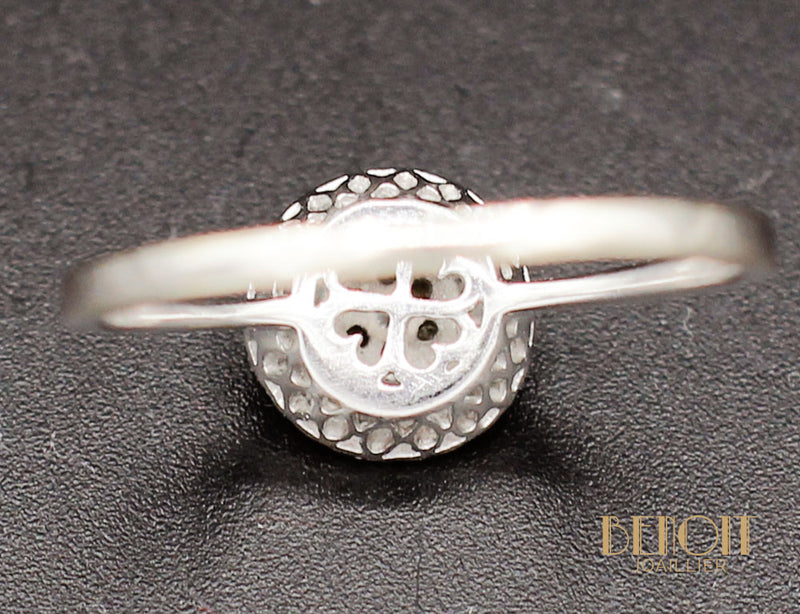 Bague Diamants Ronds et Baguettes
