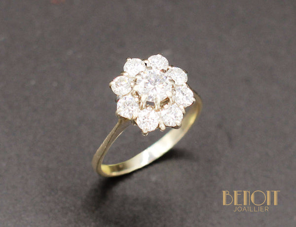 Bague Marguerite Diamants