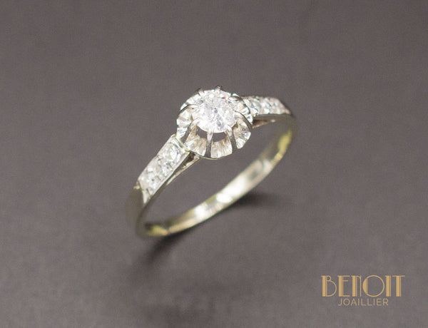 Solitaire Ancien Diamants