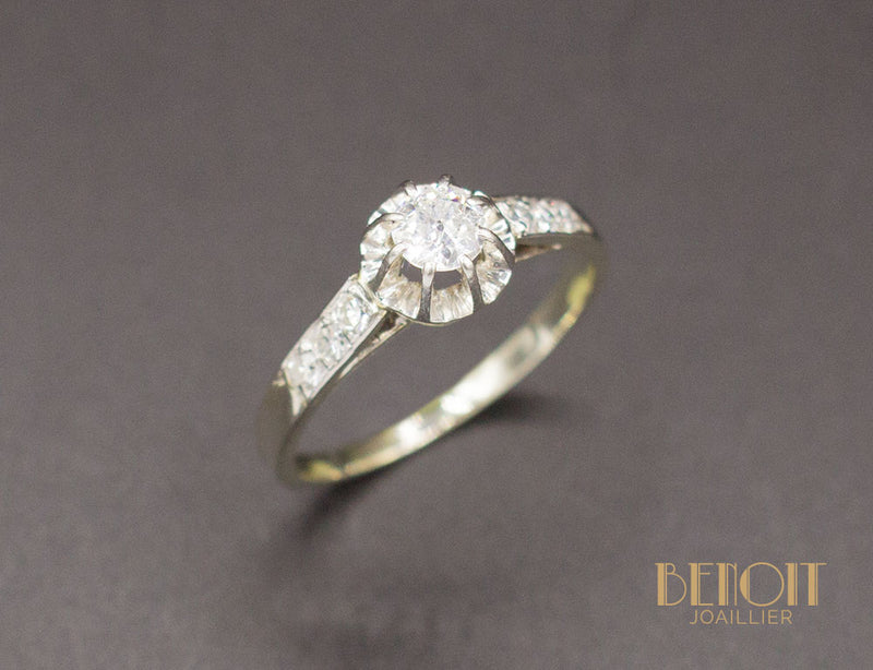 Solitaire Ancien Diamants