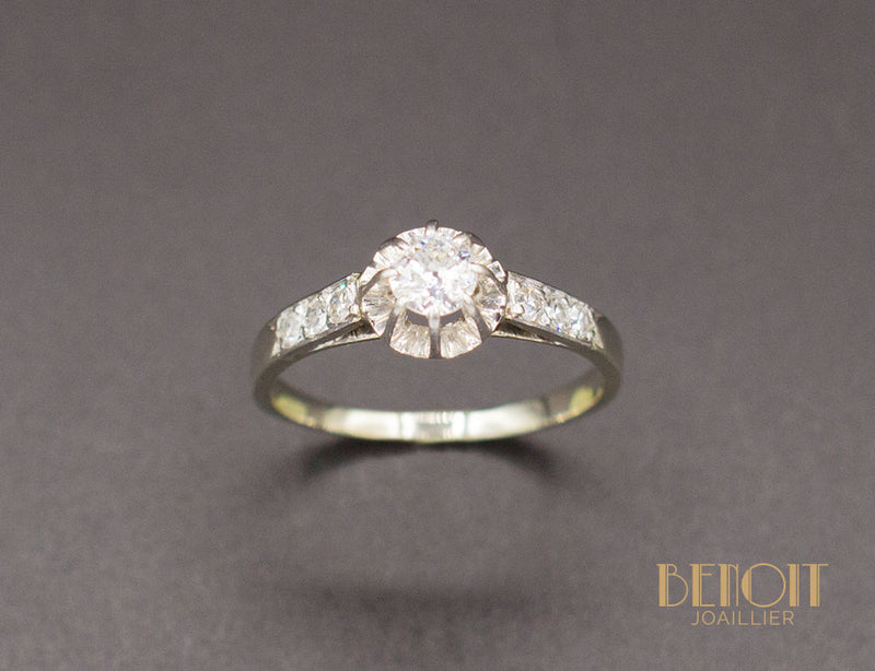 Solitaire Ancien Diamants