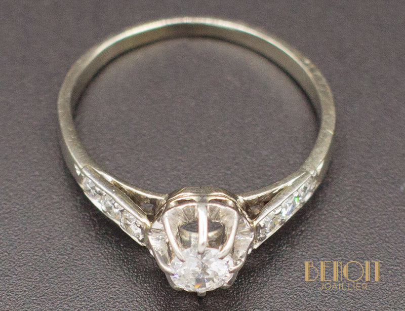 Solitaire Ancien Diamants