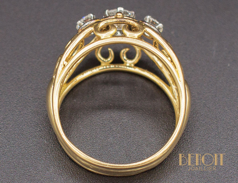 Bague Dôme 1950 Diamants
