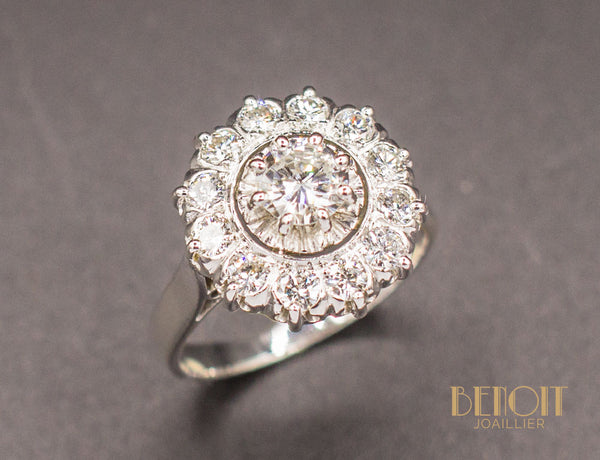 Bague Marguerite Diamants