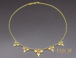 Collier Draperie "Lierre" Or Jaune
