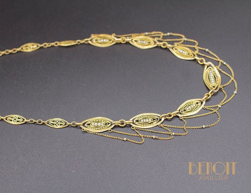 Collier Draperie Napoléon III