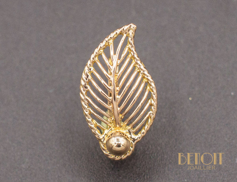 Boucles d'Oreilles "Feuilles" 1950