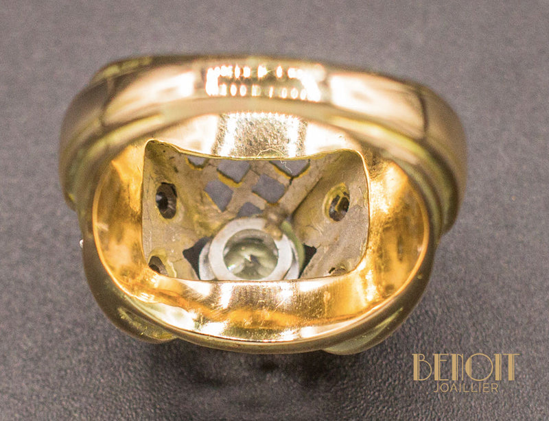 Bague Cocktail 1950 Diamants