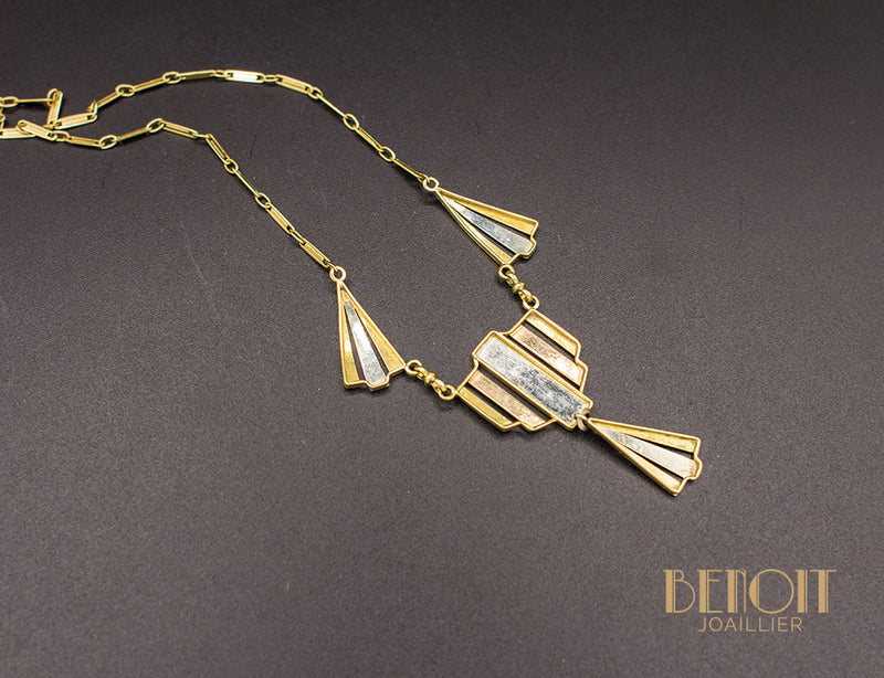 Collier Draperie Art Déco