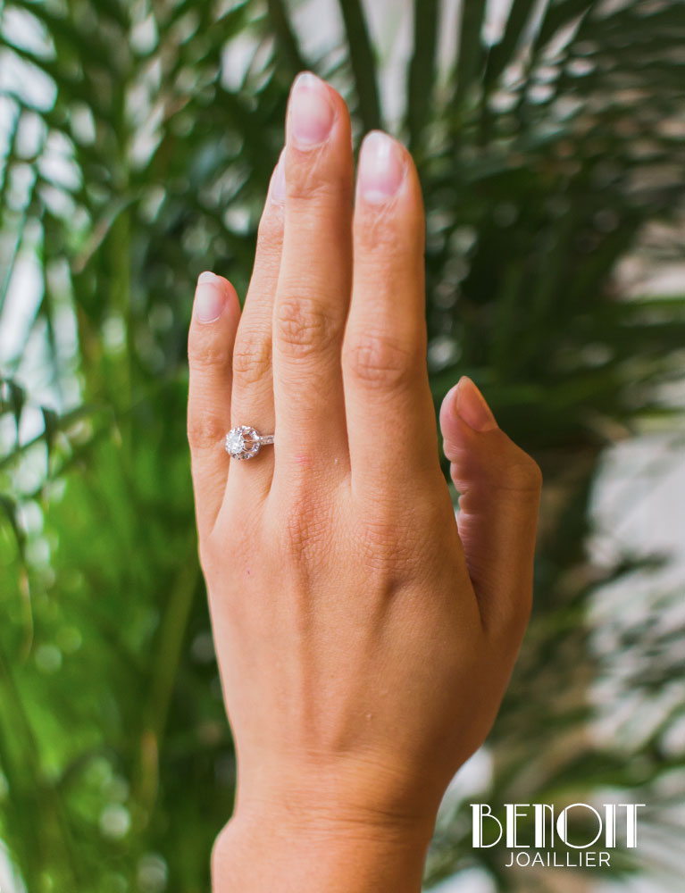 Solitaire Ancien Diamant